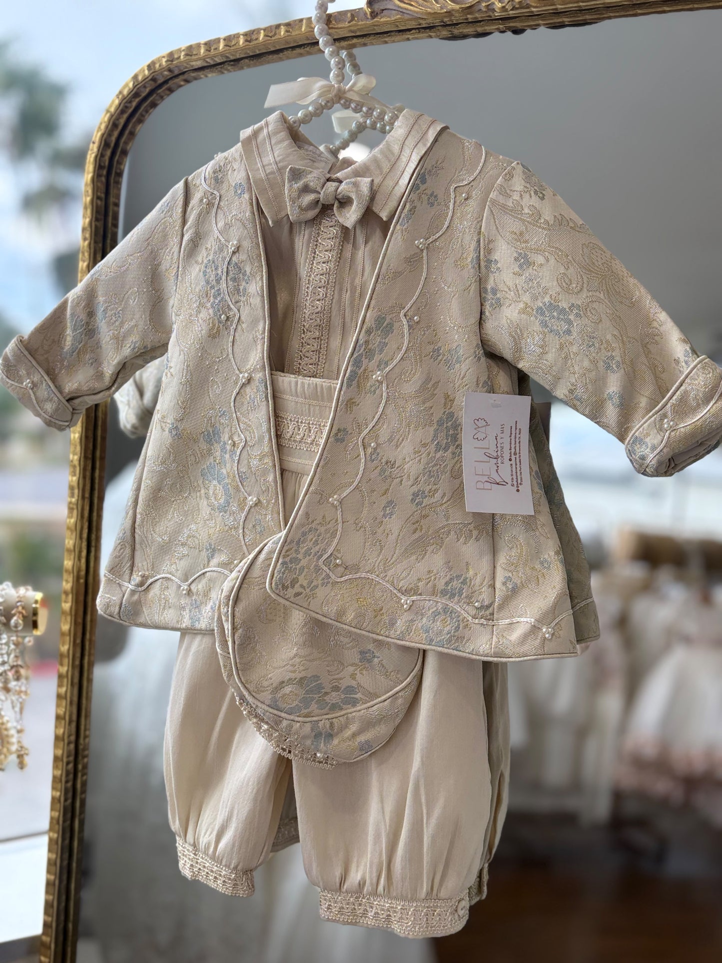 Leon - Baptism Christening Outfit
